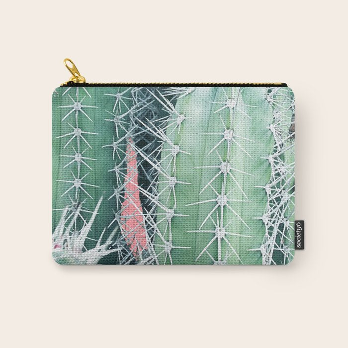 Cactus Up Close #society6 #decor #buyart Carry All Pouch Gallery Image 1