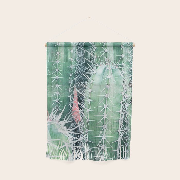 Cactus Up Close #society6 #decor #buyart Wall Hanging Gallery Image 1