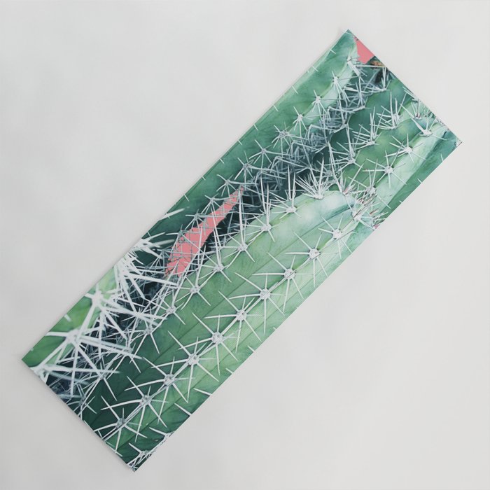 Cactus Up Close #society6 #decor #buyart Yoga Mat Gallery Image 1