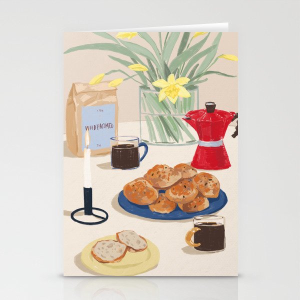 Coffee and Bread Stationery Card Gallery Image 2