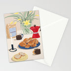 Coffee and Bread Stationery Card Gallery Image 2