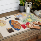 Coffee and Bread Outdoor Rug Gallery Image 2