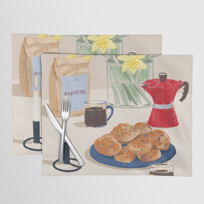Coffee and Bread Placemat Gallery Image 1
