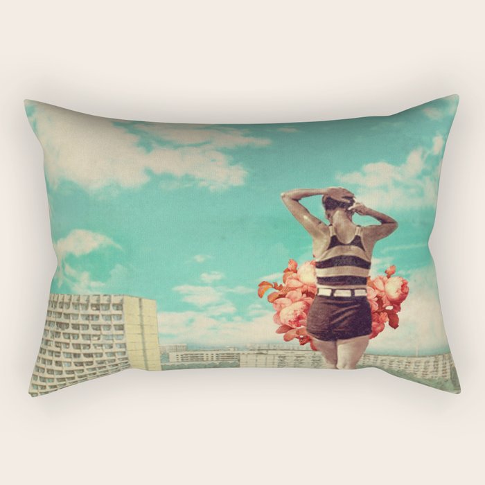 Coming Back Rectangular Pillow Gallery Image 1
