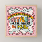 Nothing on the Internet is Real Mini Art Print Gallery Image 1