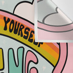 Nothing on the Internet is Real Wall Tapestry Gallery Image 3