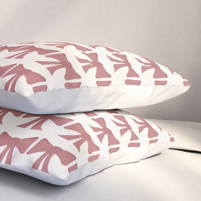 Vintage Bows III Pink Pillow Sham Gallery Image 3