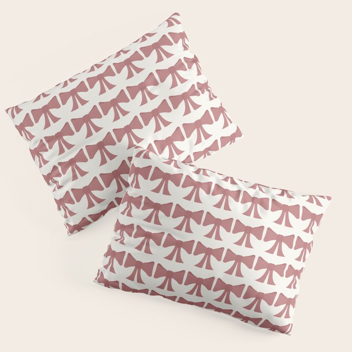 Vintage Bows III Pink Pillow Sham Gallery Image 3