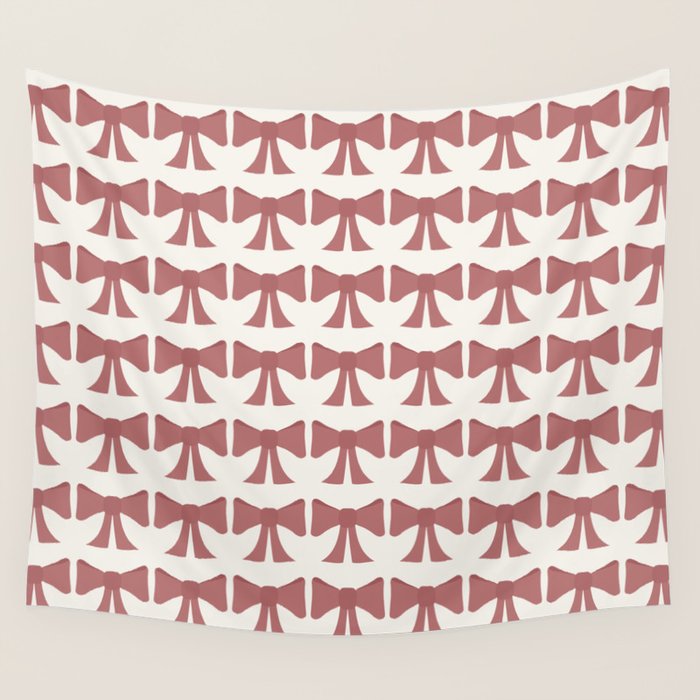 Vintage Bows III Pink Wall Tapestry Gallery Image 4