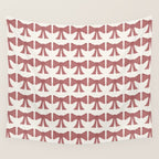 Vintage Bows III Pink Wall Tapestry Gallery Image 4