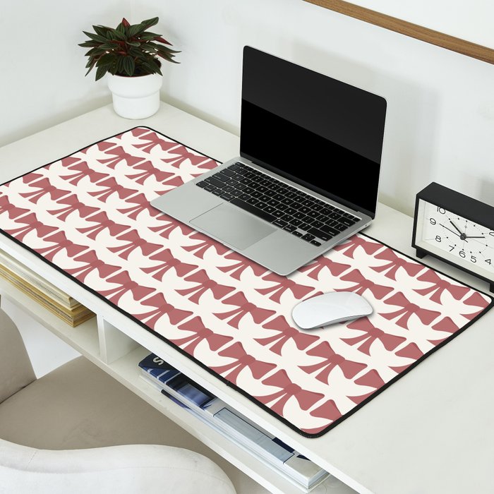 Vintage Bows III Pink Desk Mat Gallery Image 2