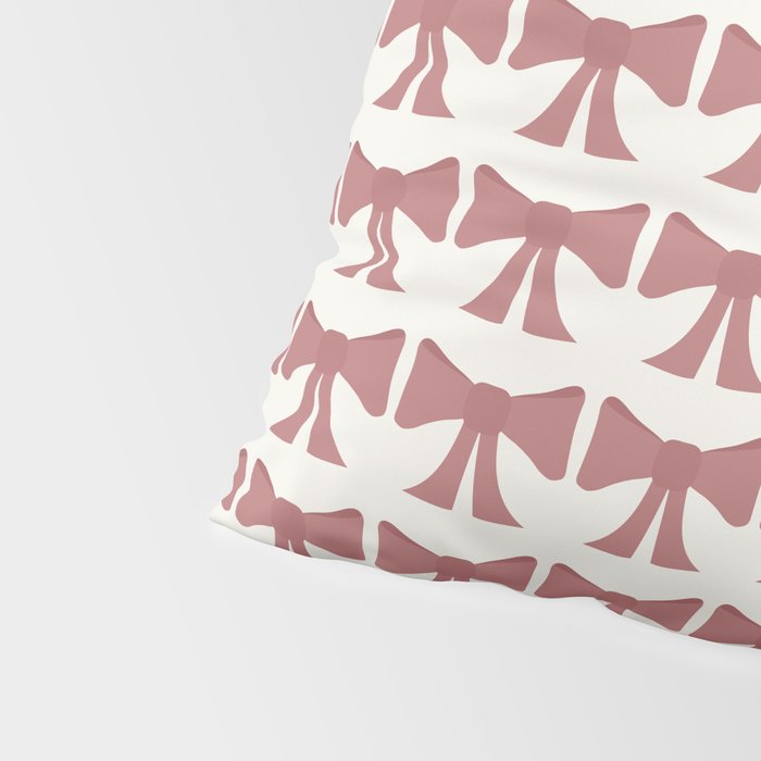 Vintage Bows III Pink Pillow Sham Gallery Image 4