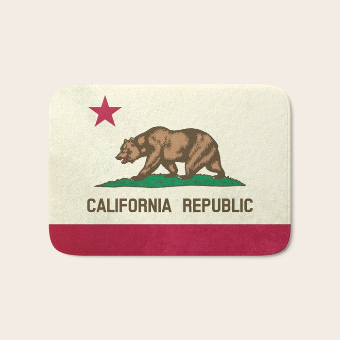 California Republic Flag Bath Mat Gallery Image 1