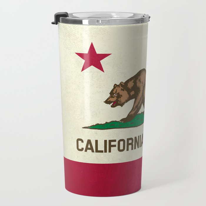 California Republic Flag Travel Mug Gallery Image 3