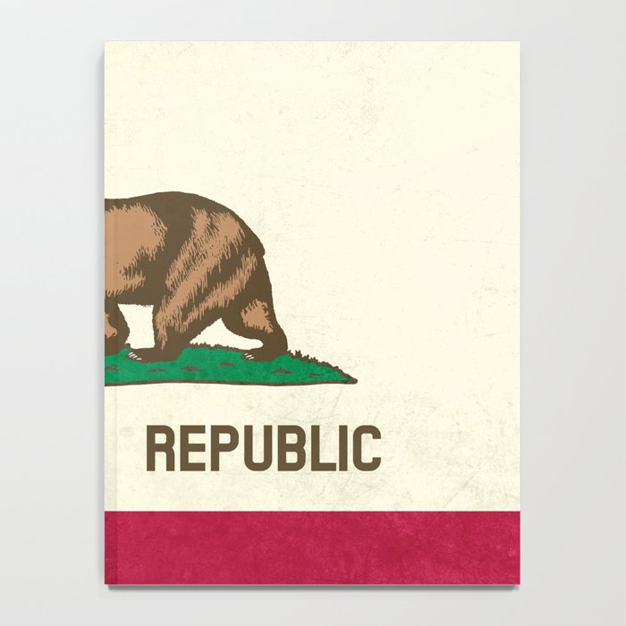 California Republic Flag Notebook Gallery Image 4