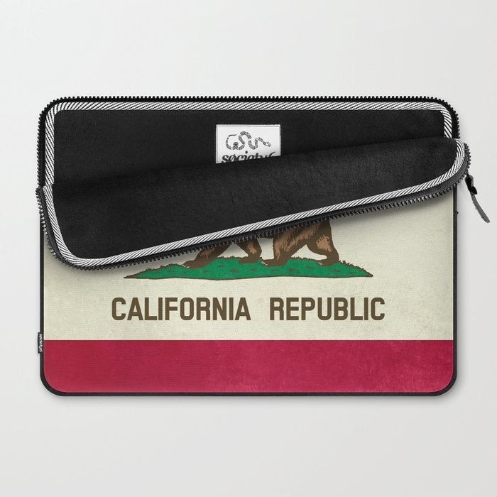 California Republic Flag Laptop Sleeve Gallery Image 2