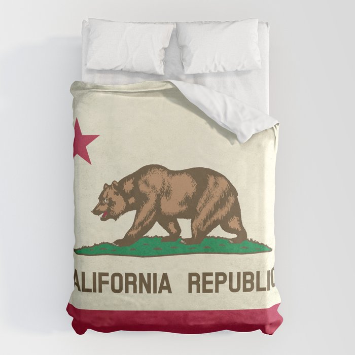 California Republic Flag Duvet Cover Gallery Image 6