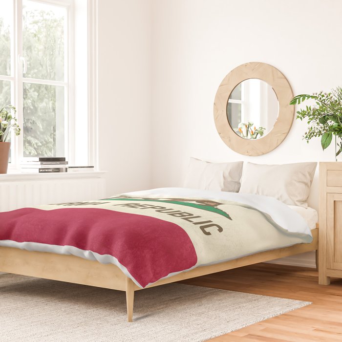 California Republic Flag Duvet Cover Gallery Image 2