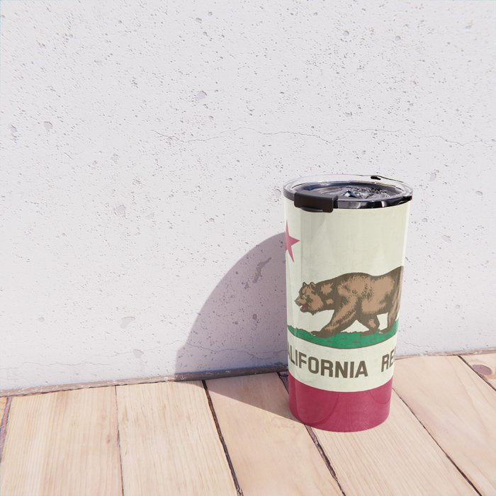 California Republic Flag Travel Mug Gallery Image 4