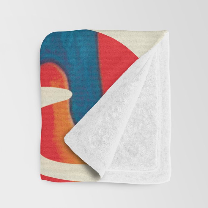 Abstract Snakes in the Flowers 1 Throw Blanket Gallery Image 3