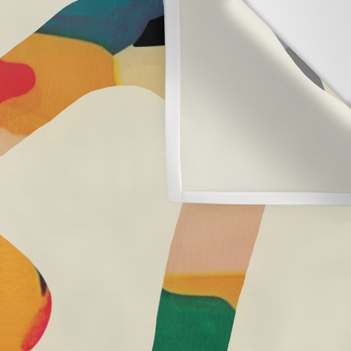 Abstract Snakes in the Flowers 1 Wall Tapestry Gallery Image 3