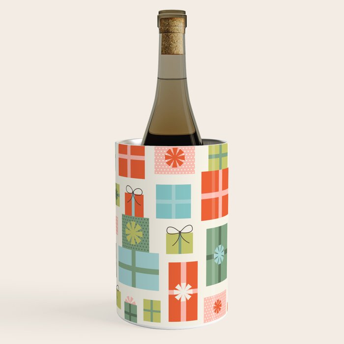 Retro Christmas Presents Wine Chiller Gallery Image 3