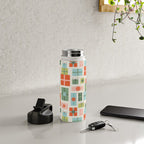 Retro Christmas Presents Water Bottle Gallery Image 4