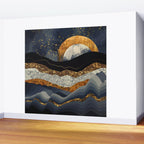 Metallic Mountains Wall Mural Gallery Image 2