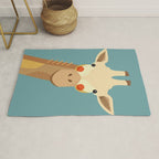 Giraffe, Animal Portrait Rug Gallery Image 1