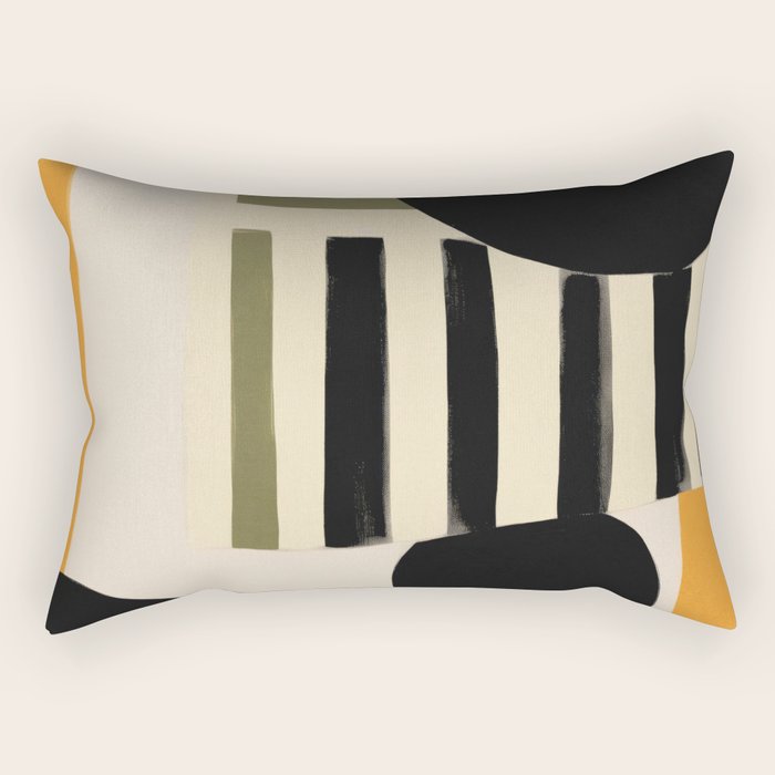 Stripes and Shapes I Rectangular Pillow Gallery Image 1