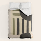 Stripes and Shapes I Duvet Cover Gallery Image 6