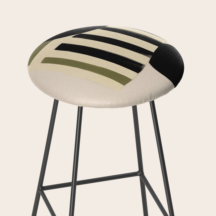 Stripes and Shapes I Stool Gallery Image 2