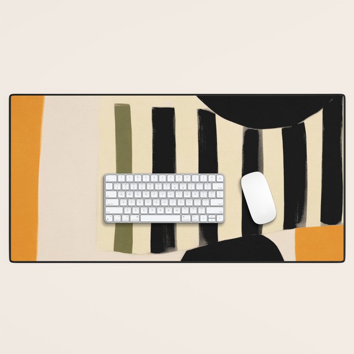 Stripes and Shapes I Desk Mat Gallery Image 1