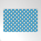 Polar Bear Ice Cream Pattern Welcome Mat Gallery Image 1