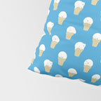 Polar Bear Ice Cream Pattern Pillow Sham Gallery Image 4