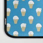 Polar Bear Ice Cream Pattern Laptop Sleeve Gallery Image 3