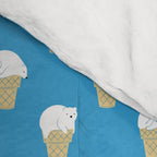 Polar Bear Ice Cream Pattern Comforter Gallery Image 4