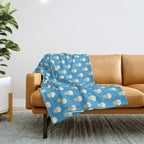 Polar Bear Ice Cream Pattern Throw Blanket Gallery Image 1