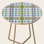 Vibrant Plaid Fusion C Side Table Gallery Image 2