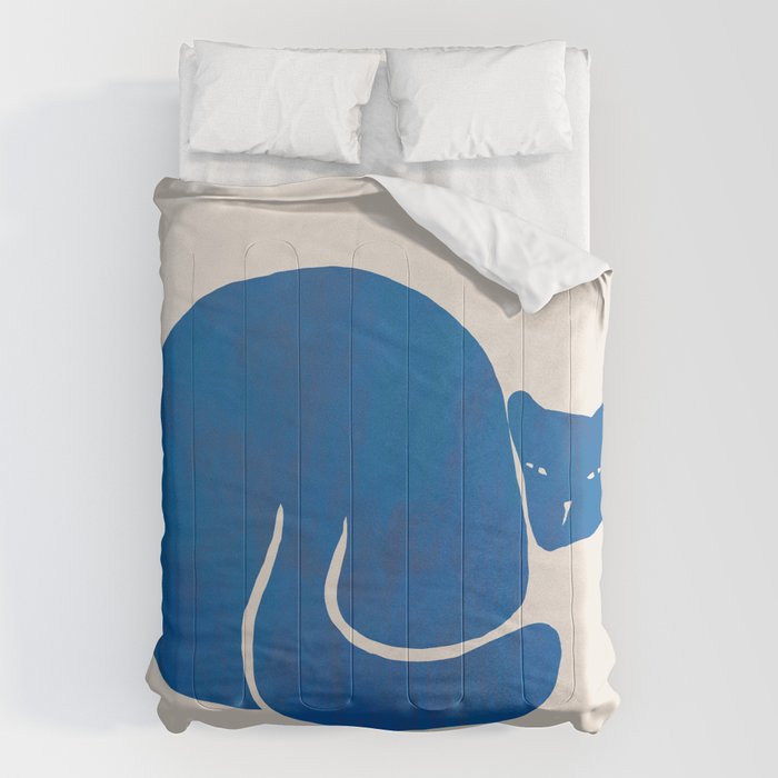 Blue cat Comforter Gallery Image 6
