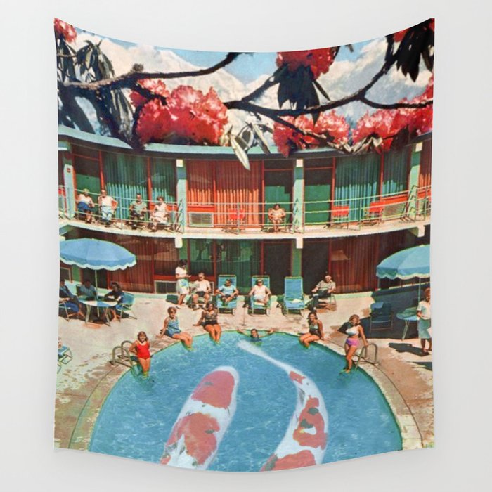 Hotel Koi Wall Tapestry Gallery Image 1