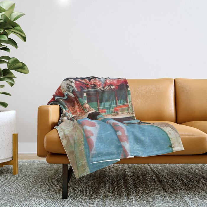 Hotel Koi Throw Blanket Gallery Image 1