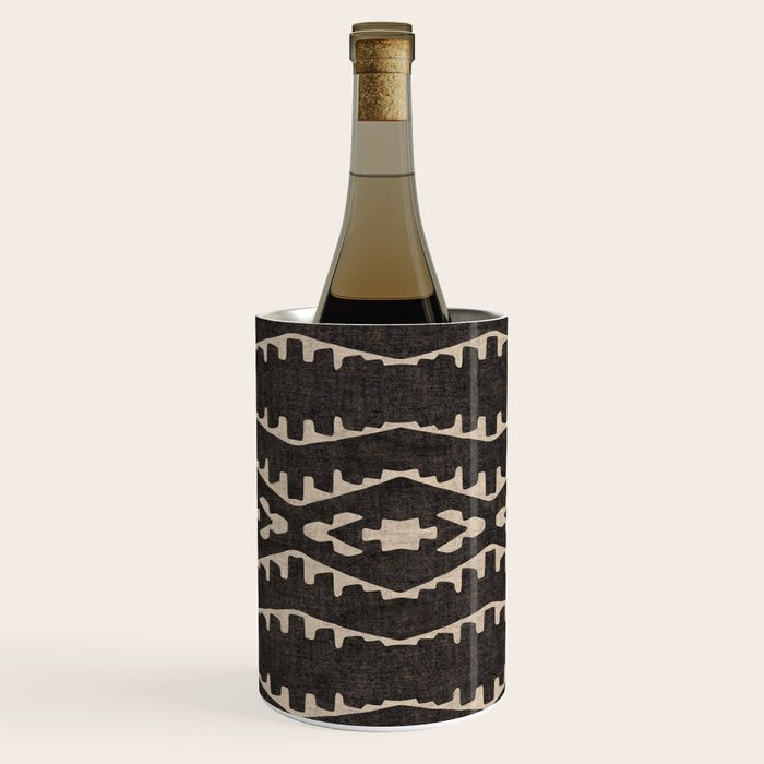 Country Western Pattern in Black Wine Chiller Gallery Image 3