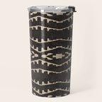 Country Western Pattern in Black Travel Mug Gallery Image 2