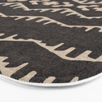 Country Western Pattern in Black Bath Mat Gallery Image 3