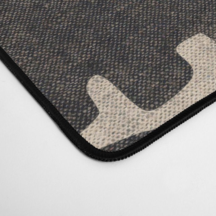 Country Western Pattern in Black Desk Mat Gallery Image 4