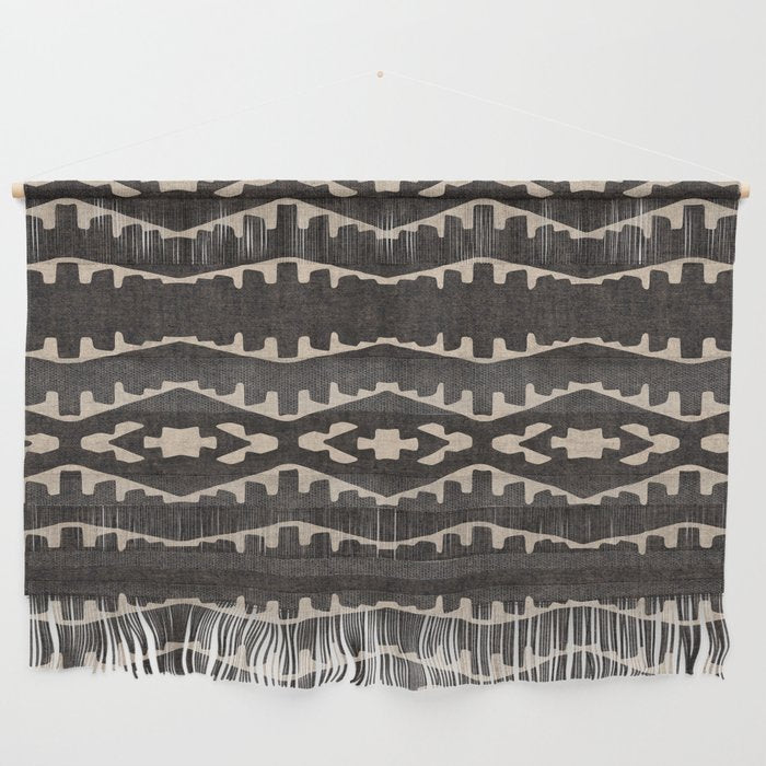 Country Western Pattern in Black Wall Hanging Gallery Image 1