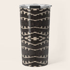 Country Western Pattern in Black Travel Mug Gallery Image 1