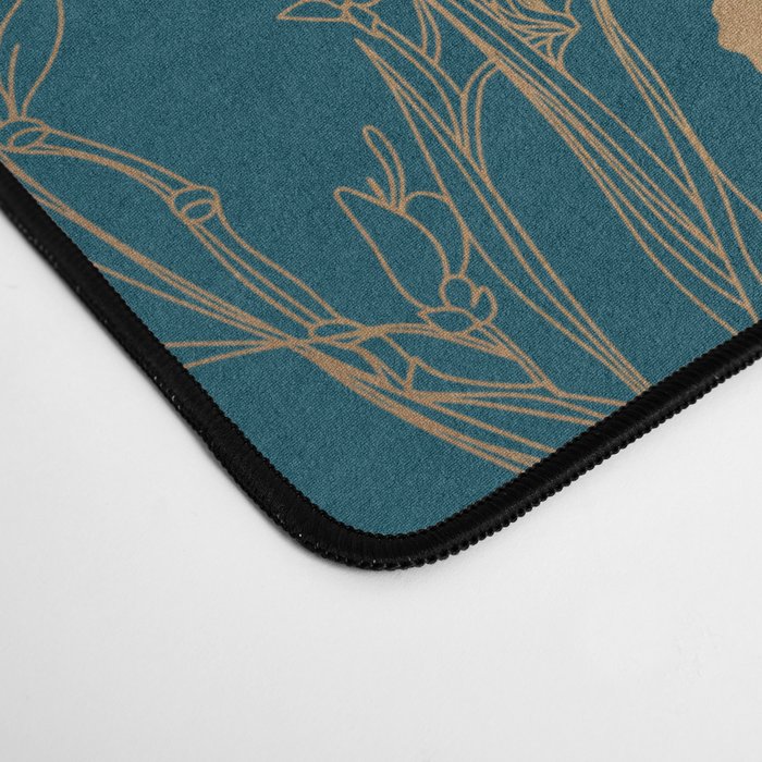 Exotic Florals and Butterflies Desk Mat Gallery Image 4