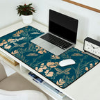 Exotic Florals and Butterflies Desk Mat Gallery Image 2